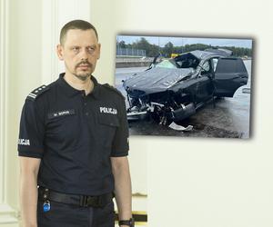 Wypadek komendanta głównego policji na A1. Są nowe informacje o stanie zdrowia Marka Boronia