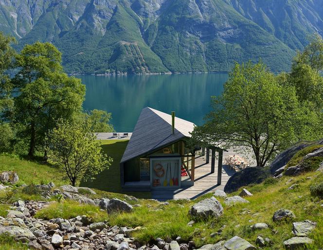 Gapahuk – norweski dom letniskowy projektu Snøhetta