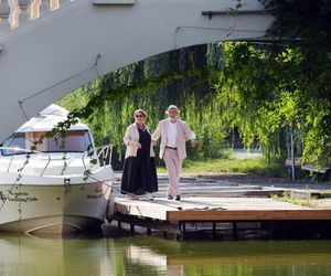 Barwy szczęścia odc. 3114. Józefina Rawiczowa (Elżbieta Jarosik), Andrzej Zastoja-Modelski (Leon Charewicz)