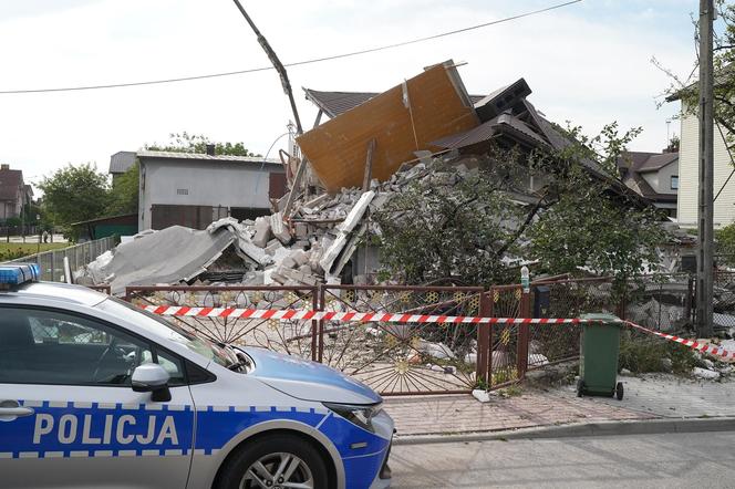 Wybuch domu w Augustowie. Budynek zamienił się w gruzy