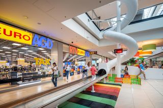 Nowa zjeżdżalnia w Galerii Echo w Kielcach