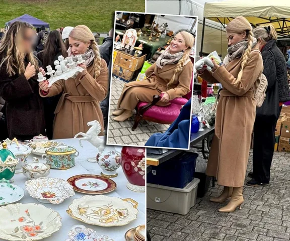 Europosłanka buszowała na pchlim targu.  Wydała spore pieniądze