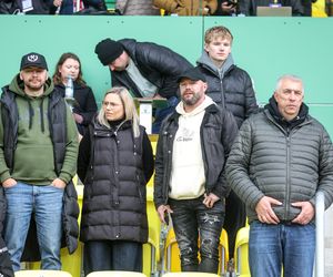 Kibice na meczu GKS Katowice - Lech Poznań
