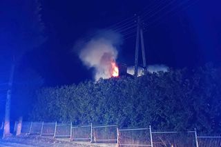 Pożar plebanii w Jaworniku Polskim