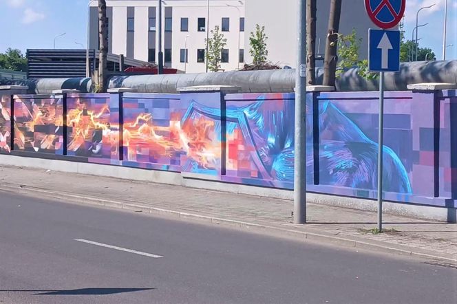 Nowy mural na Pogodnie