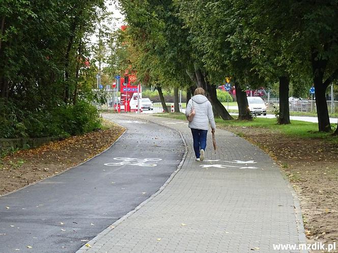 Ścieżka rowerowa przy ul. Limanowskiego