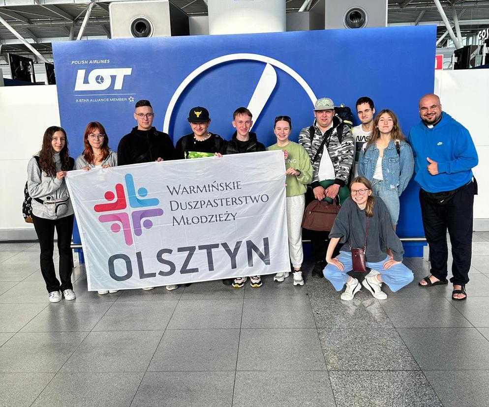 Warmińskie Duszpasterstwo Młodzieży w drodze na ŚDM.
