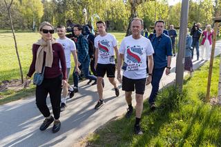 Donald Tusk biegnie na cześć Konstytucji 3 maja