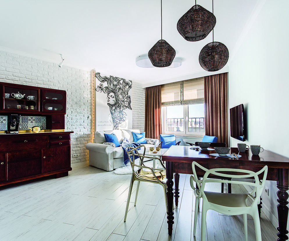 Salon z jadalnią