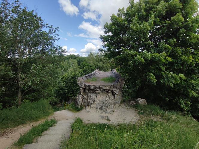 Zwalony most w Grądach Kruklaneckich