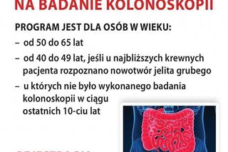 Kolonoskopia może uratować zdrowie i życie