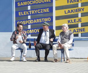 Ranczo. Pietrek (Piotr Pręgowski), Solejuk (Sylwester Maciejewski), Japycz (Franciszek Pieczka)