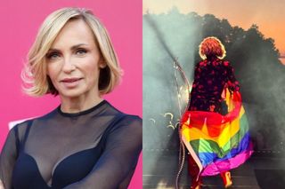 Anna Wyszkoni wystąpiła z tęczową flagą. Nie wszyscy byli zachwyceni. Szefowa domu kultury miała stracić stanowisko