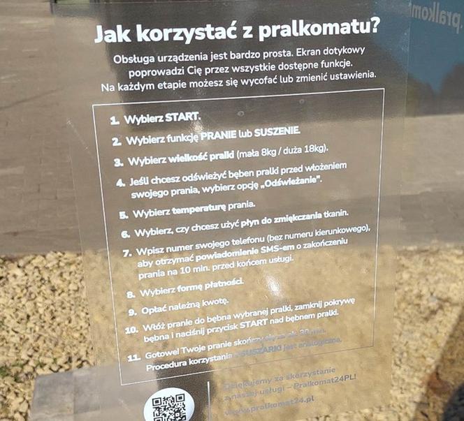 Pierwszy pralkomat w Mysłowicach już stoi. Brudy pierzemy w plenerze