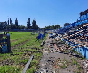 Trwa rozbiórka stadionu Ruchu Chorzów