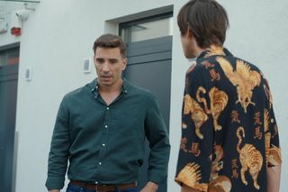 Barwy szczęścia, odcinek 3133. Tomasz (Jakub Sokołowski), Wiktor (Grzegorz Kestranek)