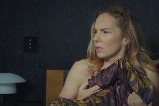 M jak miłość, odcinek 1818. Sylwia (Hanna Turnau), Werner (Jacek Kopczyński)