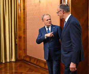Premier Donald Tusk oraz kanclerz Niemiec Friedrich Merz 