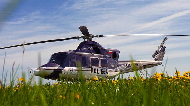 Bell 412 w trosce o bezpieczeństwo na Podlaskich drogach [WIDEO]