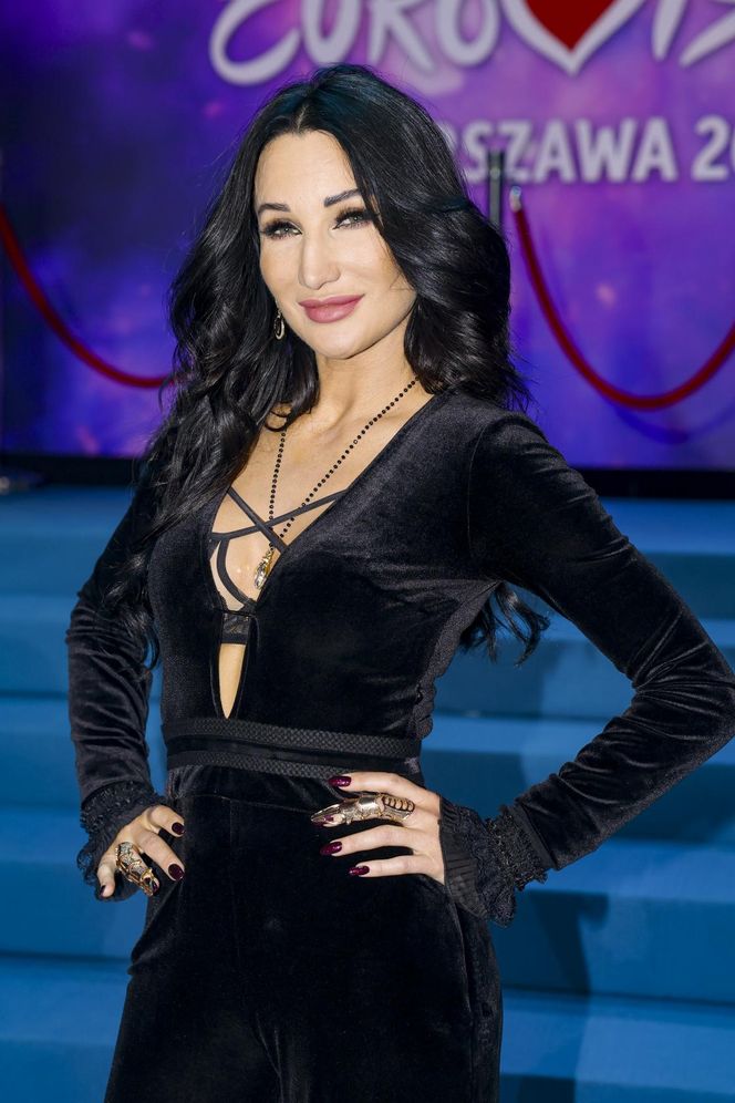 Justyna Steczkowska w dopasowanej kreacji. Podkreśliła wszystkie swoje atuty