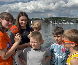 Wakacyjny patrol Eska Summer City na olsztyńskiej Plaży Miejskiej