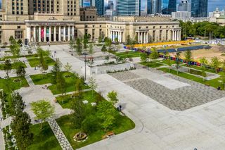 Plac Centralny Warszawa, sierpień 2025