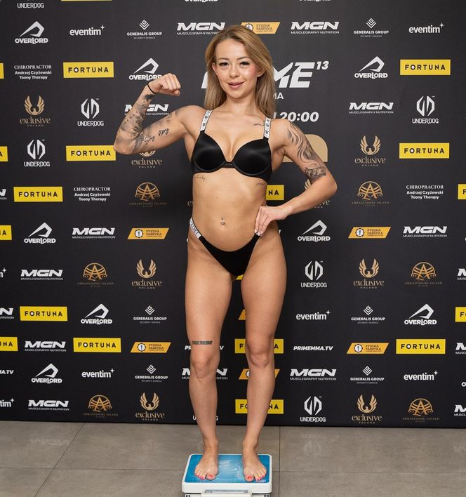 Wiktoria Borkowska, zawodniczka PRIME MMA 13