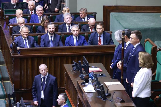 Wszystkie miny Donalda Tuska.