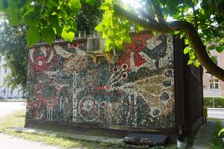 Niezwykła ściana w centrum Olsztyna. Przez kilkanaście lat była ukryta pod graffiti [ZDJĘCIA]