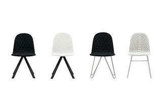 Czarno-białe krzesła Mannequin Iker