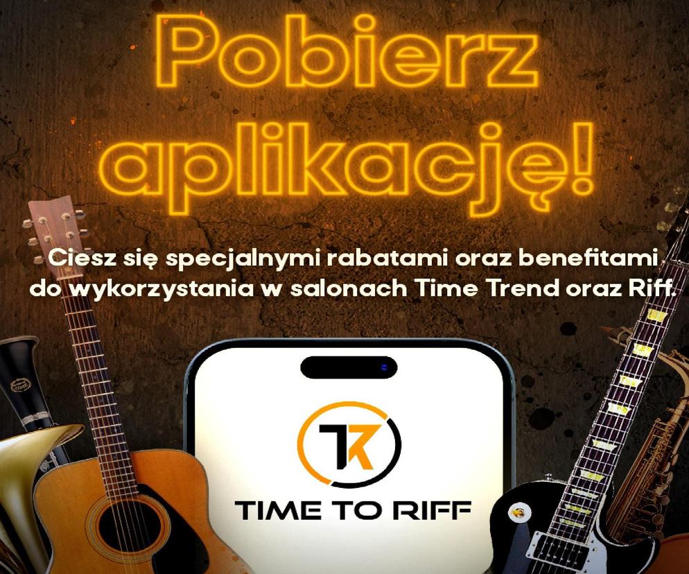 Jedyna w Polsce aplikacja sklepu muzycznego Time To Riff