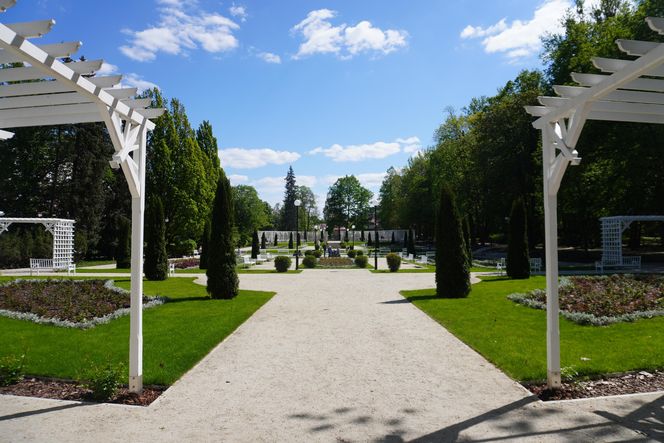 Różanka w Parku Planty po remoncie