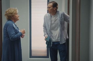 M jak miłość odc. 1827. Barbara (Teresa Lipowska), Olek (Maurycy Popiel)