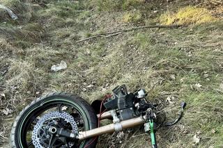 Doszło do wypadku z udziałem motocyklisty. Niestety, dzień później zmarł w szpitalu