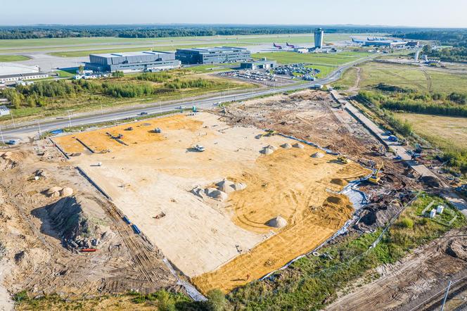 Przy Katowice Airport powstaje nowy parking i wezeł przeładunkowy z bazą paliw