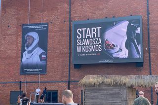 Drugi Polak w kosmosie. Tłumy na Astropikniku w Łodzi kibicowały Sławoszowi Uznańskiemu-Wiśniewskiemu