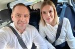Karol Nawrocki i Marta Nawrocka z rodziną