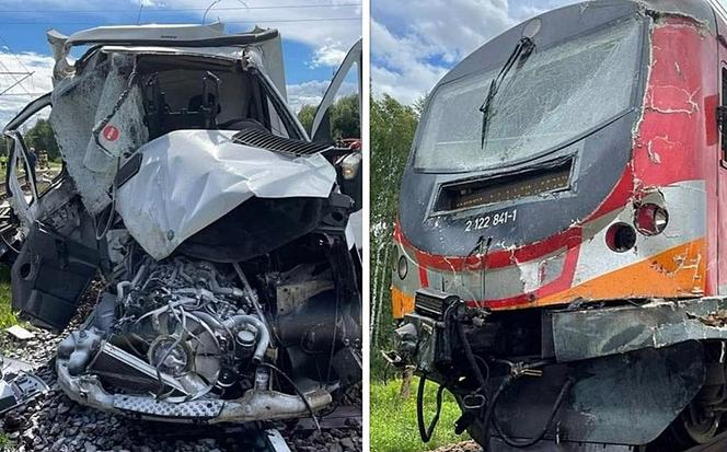Wypadek na przejeździe kolejowym w Dąbrowie Górniczej
