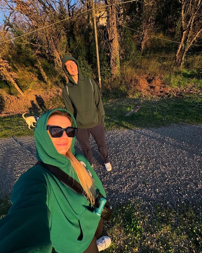 Kamil Semeniuk z żoną Katarzyną