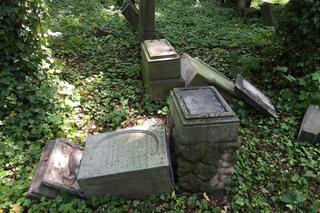 Wandale zdewastowali cmentarz żydowski