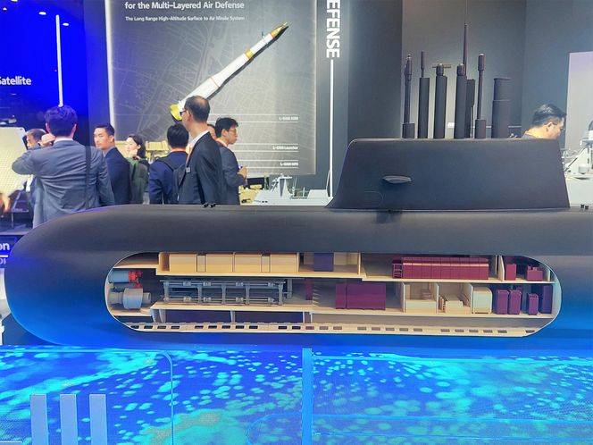 Stoisko Hanwha podczas MSPO 2025