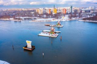 Most pieszo-rowerowy na Pragę