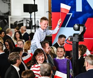 Rodzina Karola Nawrockiego na wieczorze wyborczym 