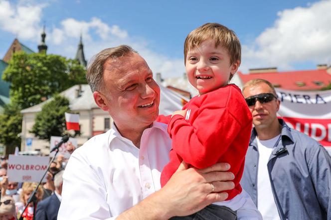 Andrzej Duda odwiedził Olkusz na kampanijnej trasie