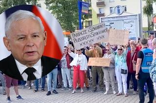 Kaczyński pojechał do Płocka. Ludzie krzyczeli. Nieprzyjemny incydent [WIDEO]