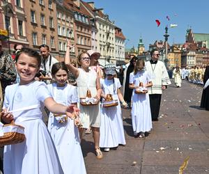 Centralna procesja Bożego Ciała 2024 w Warszawie