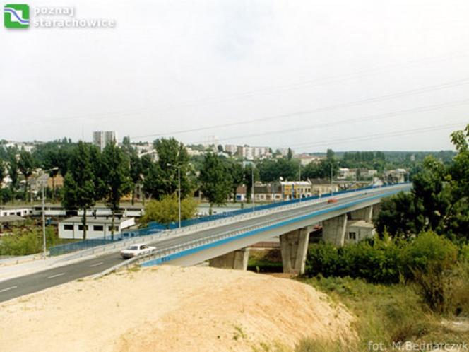 Budowa wiaduktu na trasie N-S Starachowice/ Sierpień 1999