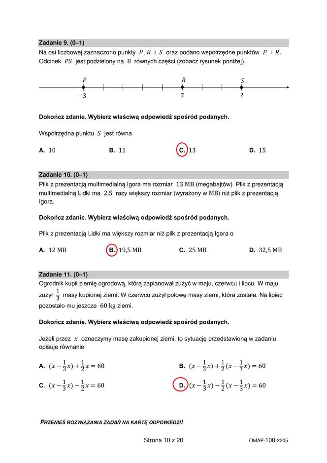 Egzamin ósmoklasisty 2022 Matematyka Odpowiedzi I Arkusz Cke Publikujemy Rozwiązania Zadań 4918