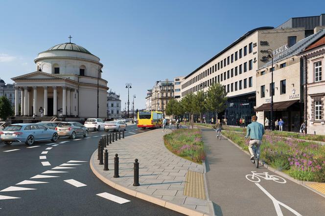 Tak będzie wyglądał plac Trzech Krzyży po przebudowie