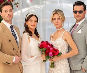 Barwy szczęścia odc. 3135. Natalia (Maria Dejmek), Cezary (Marcel Opaliński), Herman (Maciej Raniszewski), Malwina (Joanna Gleń) 